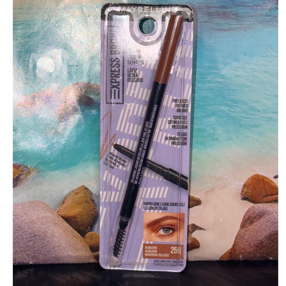 Maybelline Express Brow Ultra Slim Defining Pencil 255 Auburn 1.5mm Micro Tip